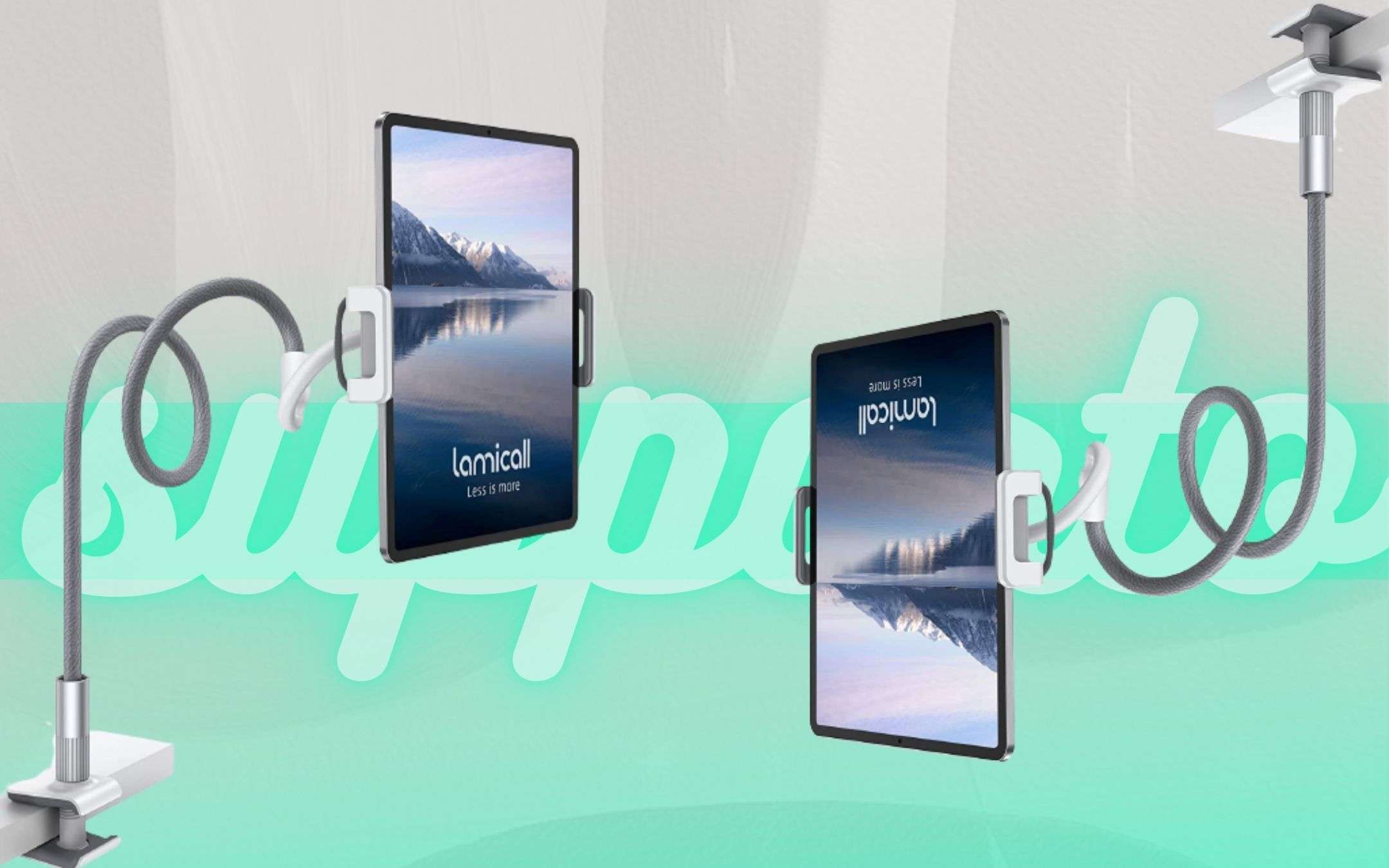 Supporto per tablet BOMBA: guarda in quanti modi lo sfrutti Supporto per tablet BOMBA: guarda in quanti modi lo sfrutti