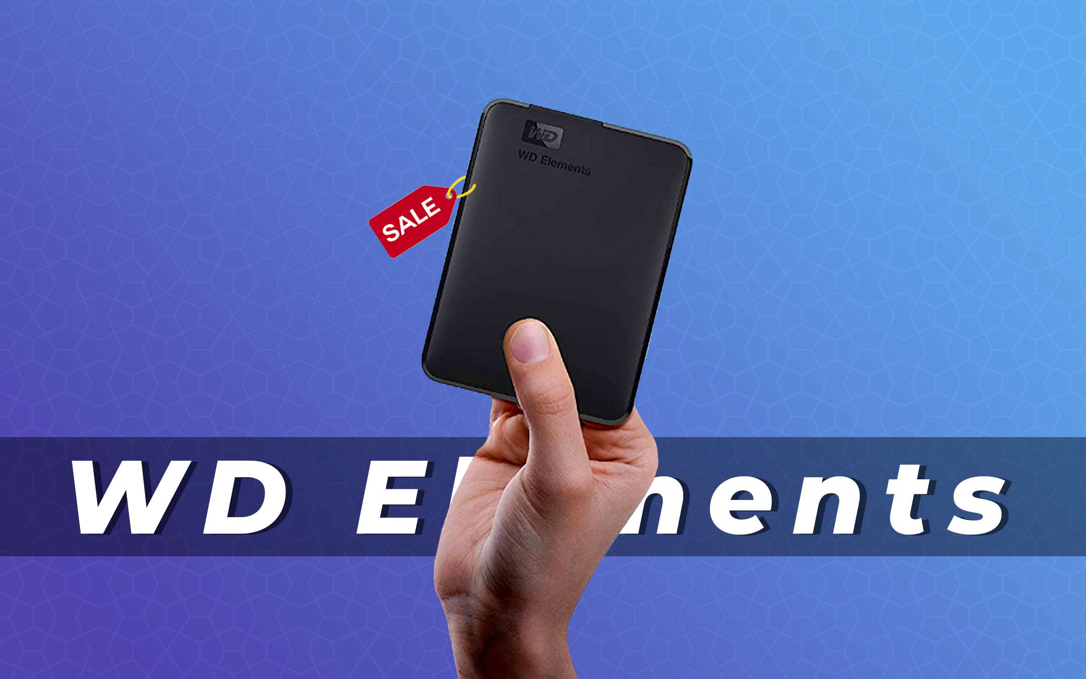 WD Elements: HDD portatile da 5TB al 38% di sconto | Offerte Amazon