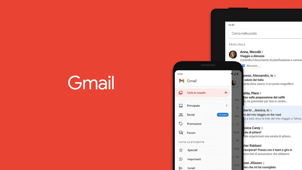 Gmail per Android, nuovo aggiornamento: disponibili i filtri di ricerca