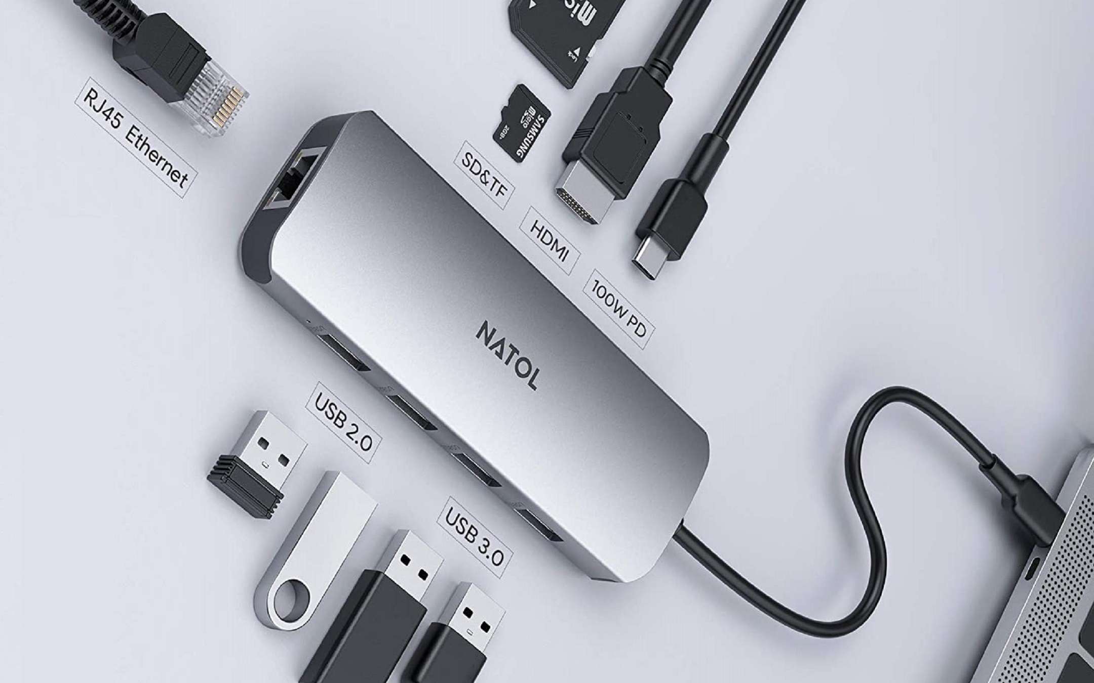 Hub USB-C 9 in 1 a PREZZO STRACCIATO: solo 25,99 EURO