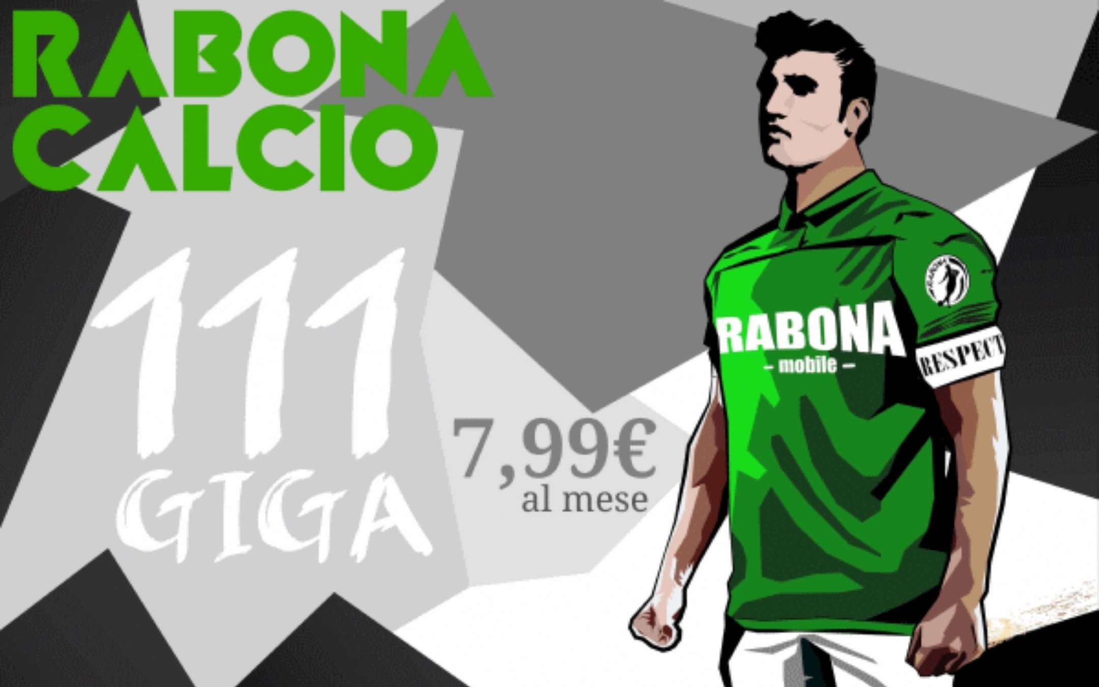 Rabona Calcio: ritorna la promo con 111GB a 7,99€