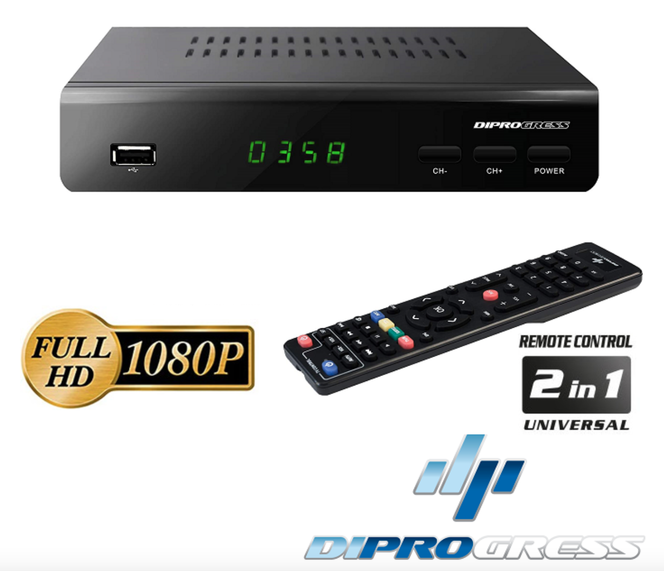 Diprogress dvb-t2 hd h265