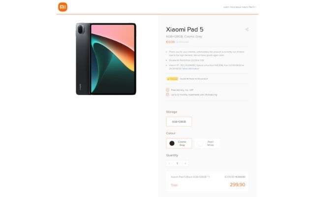 Xiaomi Pad 5