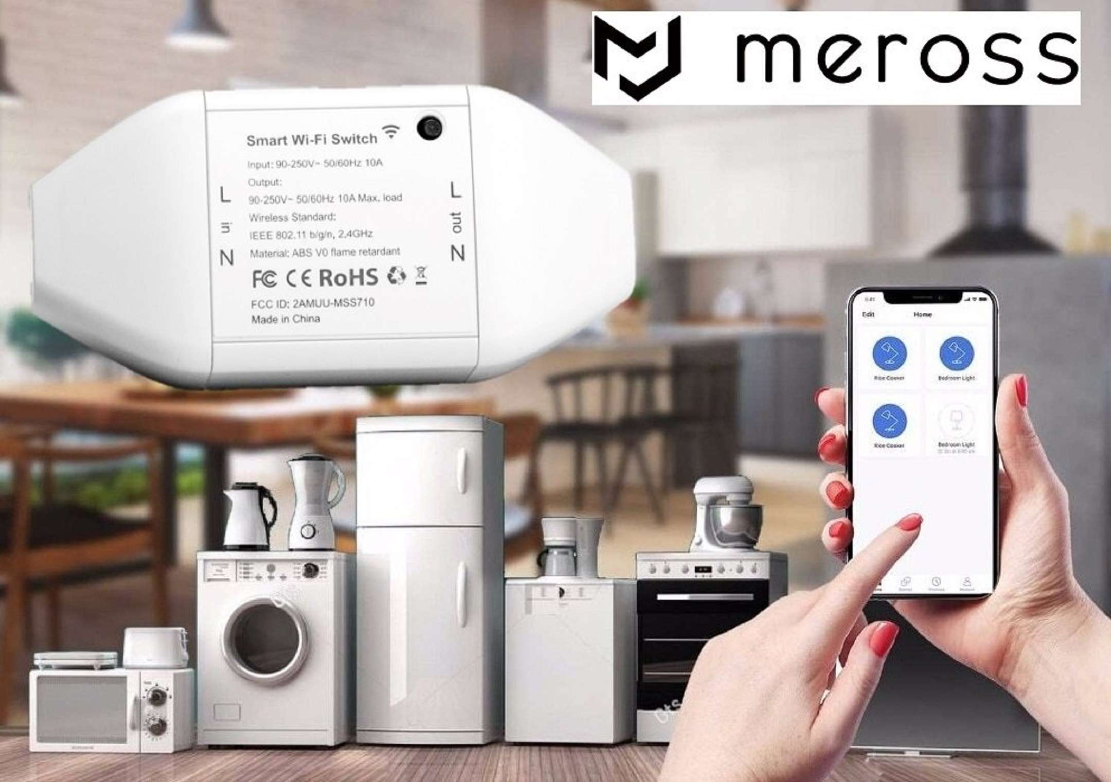 Interruttore Meross universale: la domotica non è mai stata così conveniente! Interruttore Meross universale: la domotica non è mai stata così conveniente!