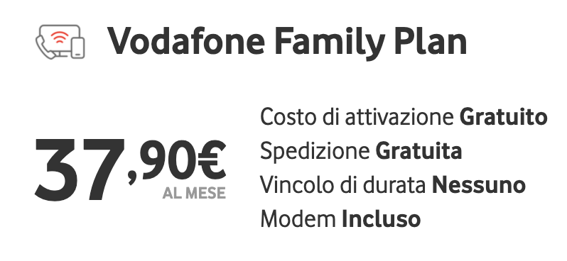 Vodafone Family Plan