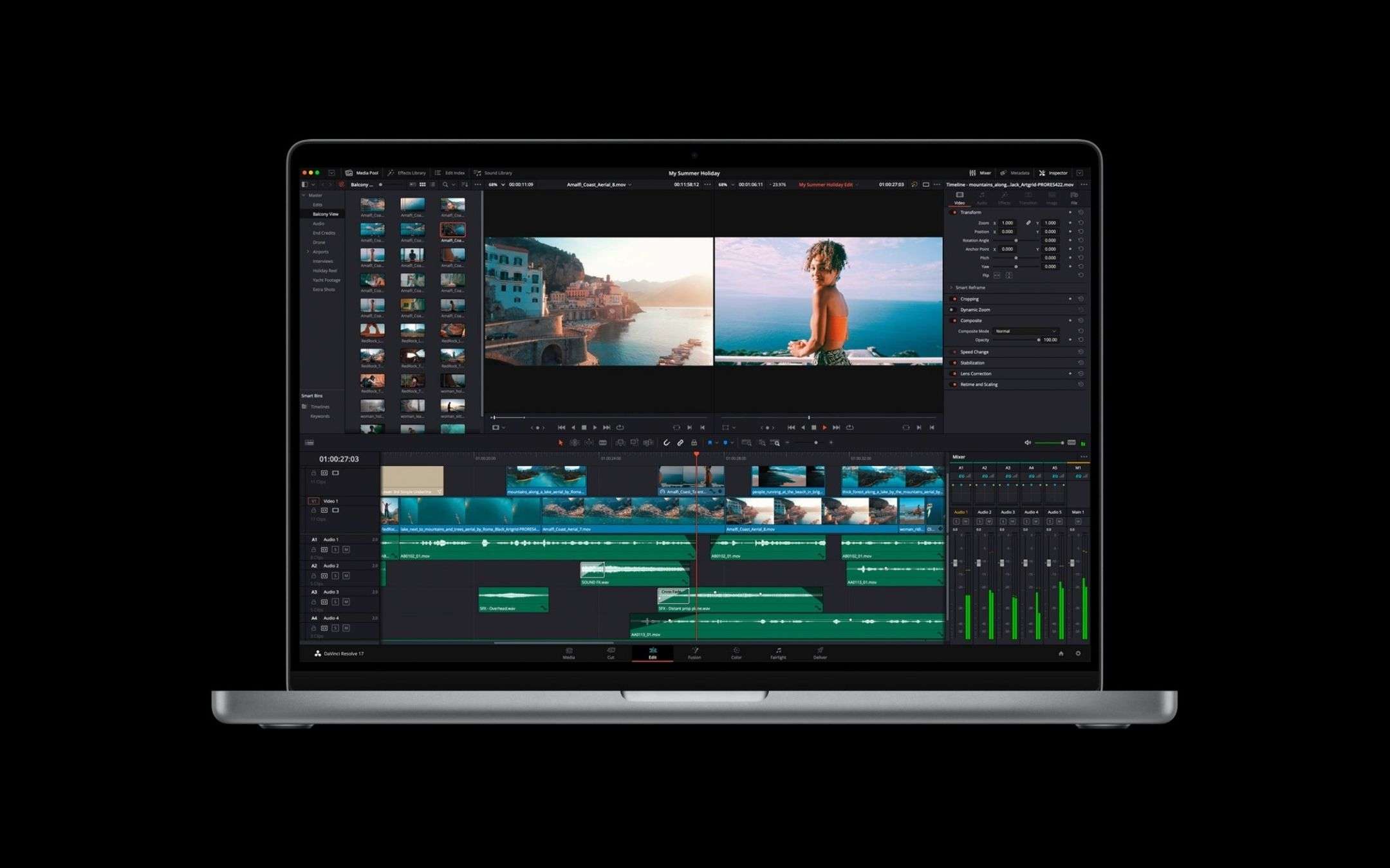 Videomaker, gioite: DaVinci si aggiorna per i nuovi MacBook