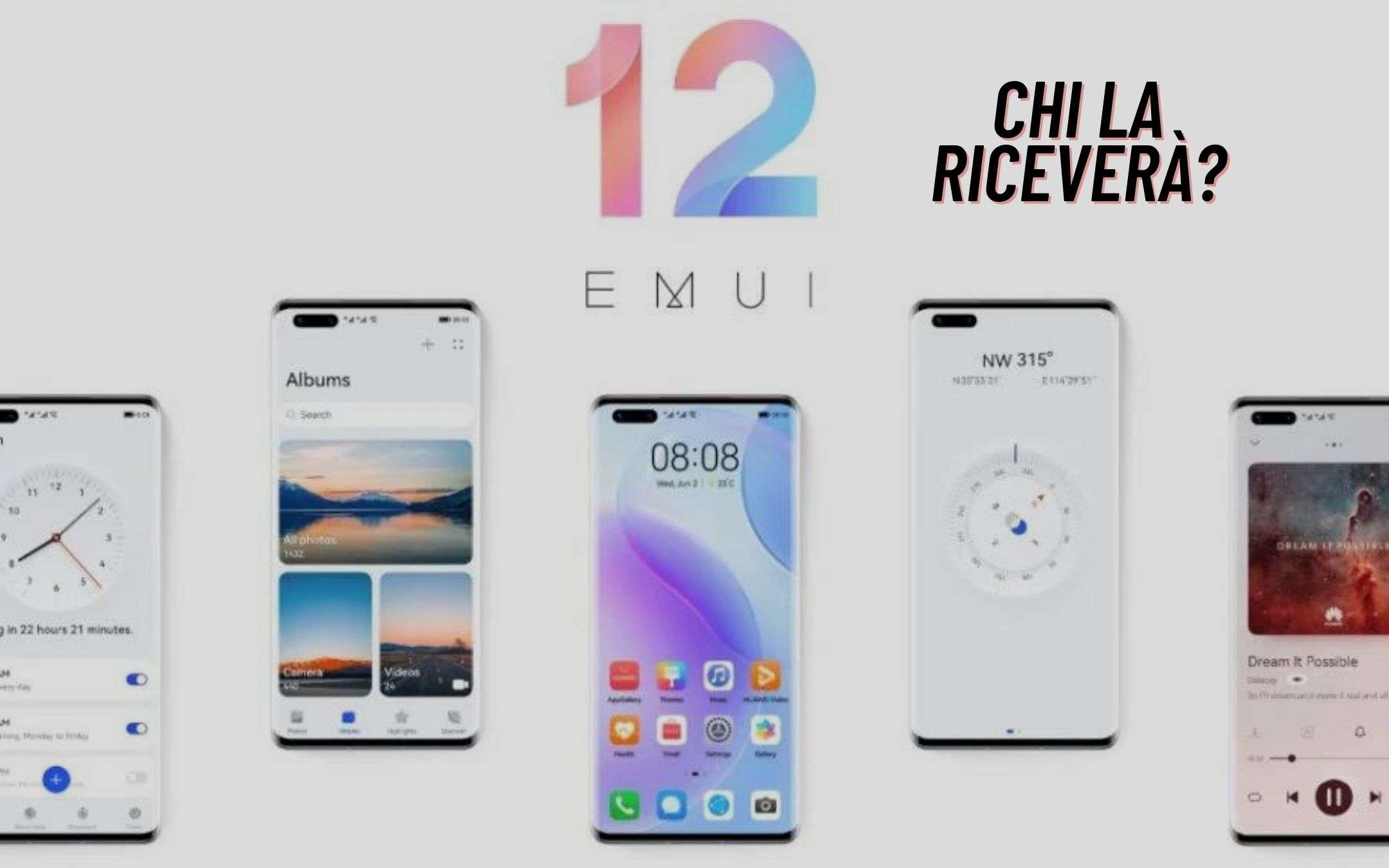 EMUI 12: ecco quali telefoni Huawei la riceveranno