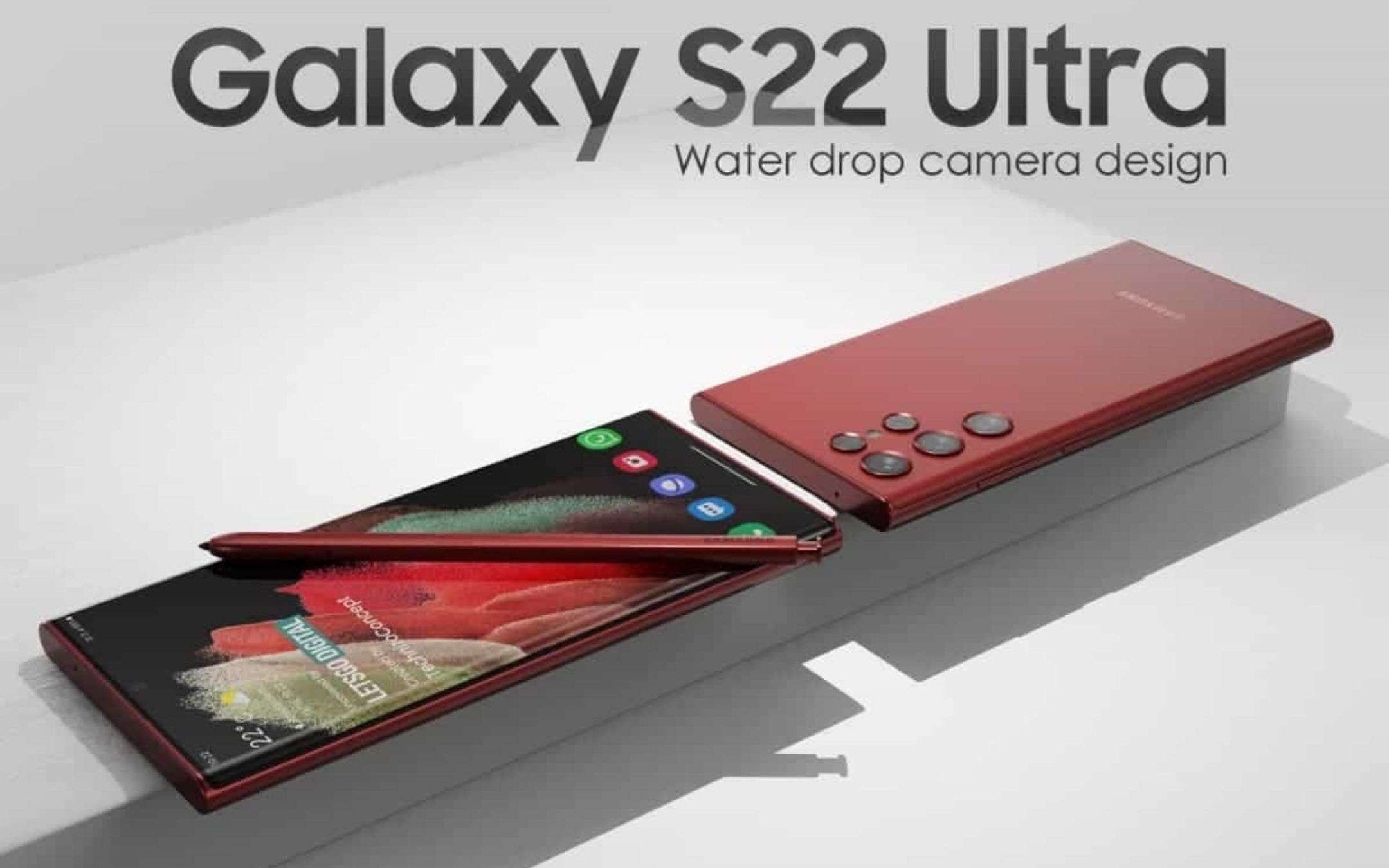 Samsung Galaxy S22 Ultra: i render ci fanno sognare