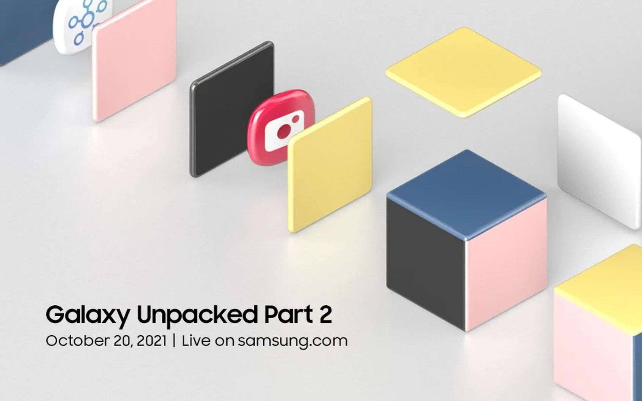 Samsung terrà il Galaxy Unpacked Part 2 il 20 ottobre