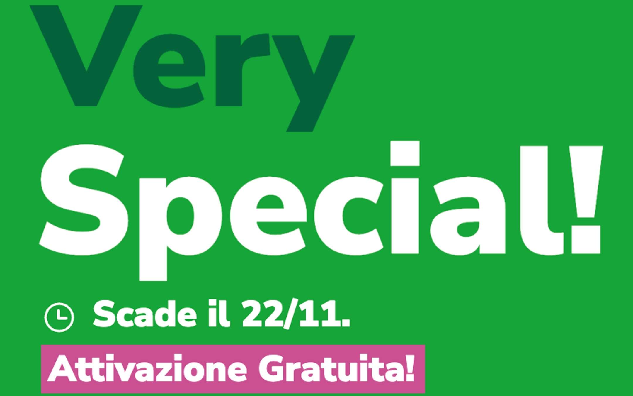 VerySpecial: 130GB a 7,99€ fino al 22 Novembre!