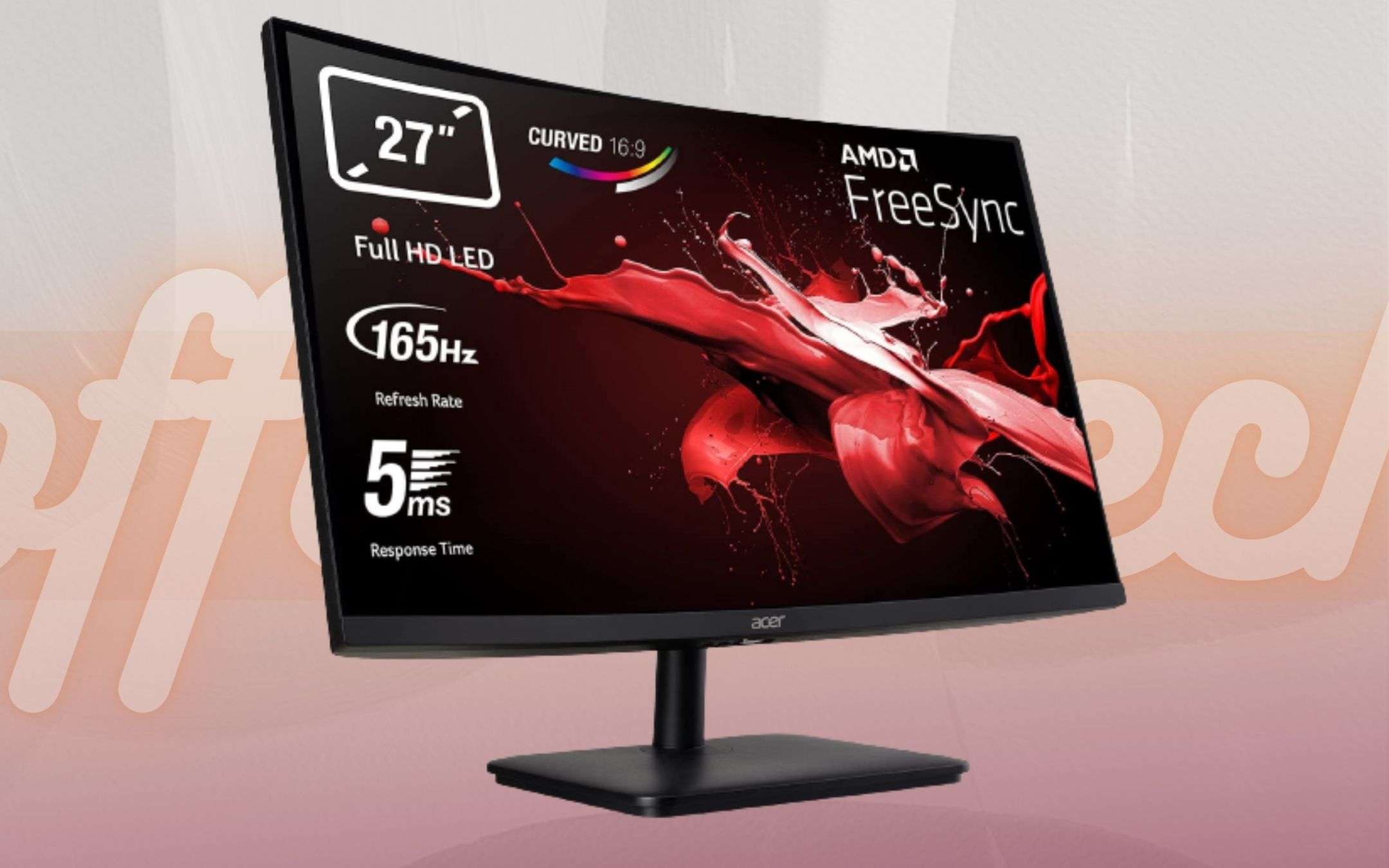 Monitor 27 pollici per il gaming: con questo Acer non si scherza Monitor 27 pollici per il gaming: con questo Acer non si scherza