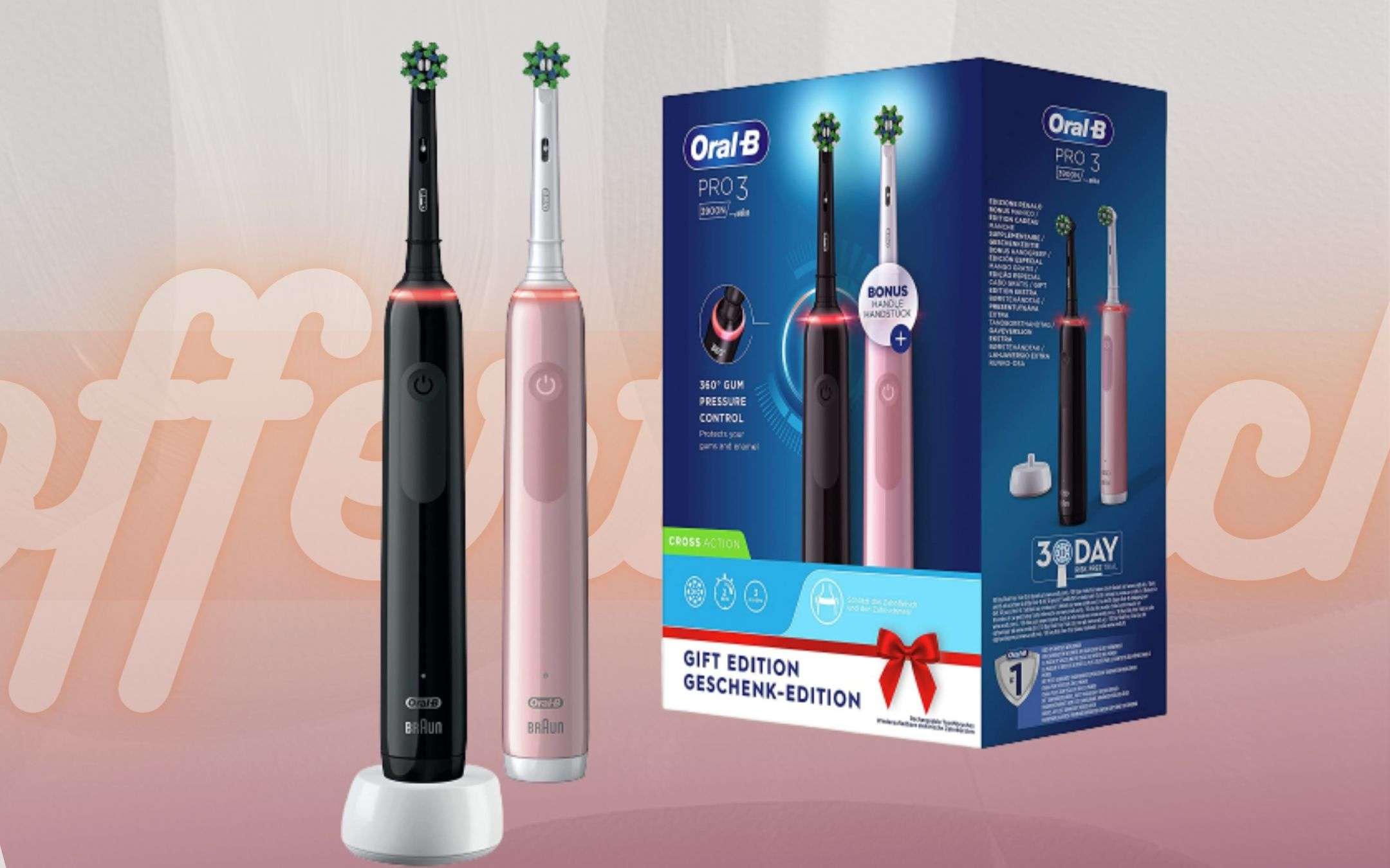 Oral-B: spazzolini elettrici e igiene orale al PRIMO POSTO (-50%) Oral-B: spazzolini elettrici e igiene orale al PRIMO POSTO (-50%)