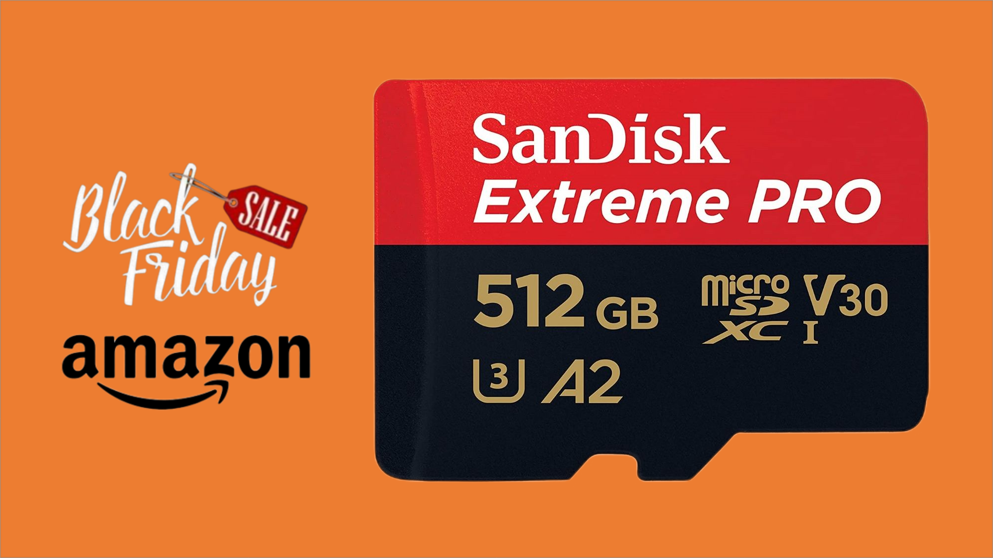 Black Friday 2021, MEGA OFFERTA: microSD SanDisk da 512GB (-30%)