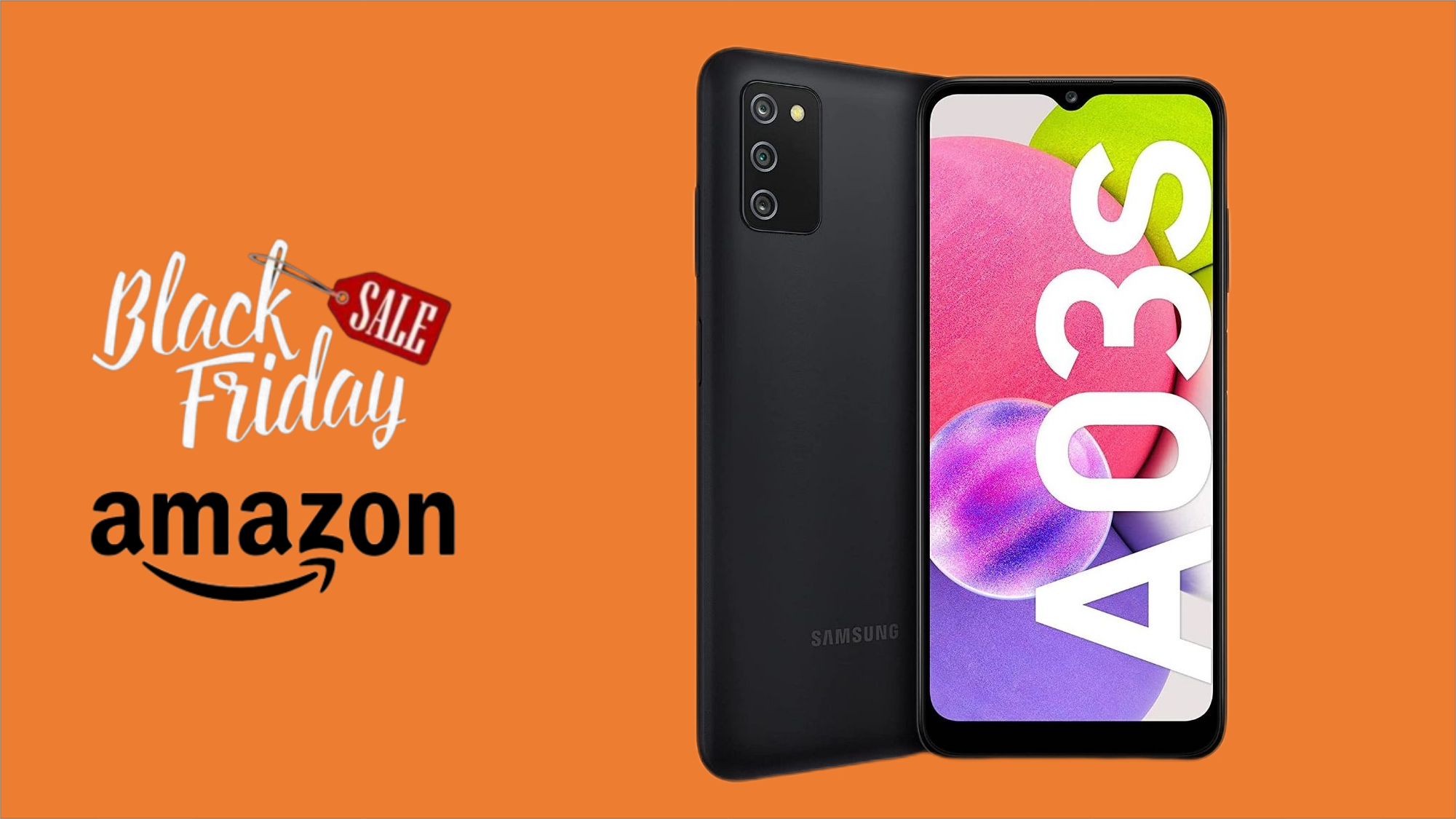 Black Friday 2021, Samsung Galaxy A03s: PREZZO IMBATTIBILE (-40€)! Black Friday 2021, Samsung Galaxy A03s: PREZZO IMBATTIBILE (-40€)!
