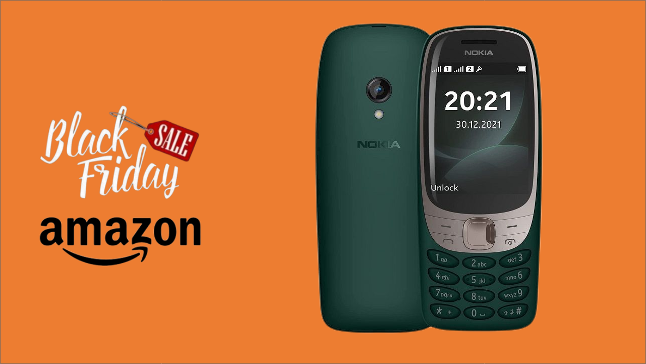 Black Friday 2021, l'iconico Nokia 6310 a PREZZO IMBATTIBILE (-12€)! Black Friday 2021, l'iconico Nokia 6310 a PREZZO IMBATTIBILE (-12€)!