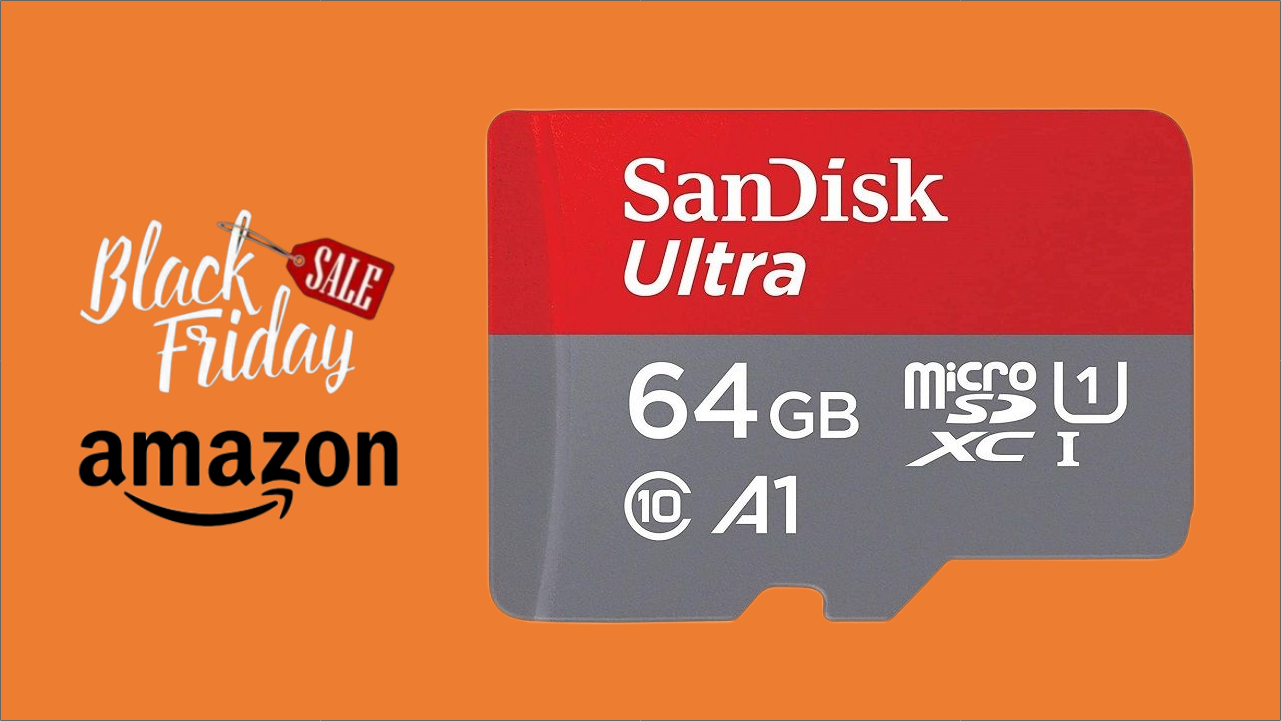 Black Friday 2021, microSD SanDisk da 64GB: MAXI SCONTO DEL 32%!