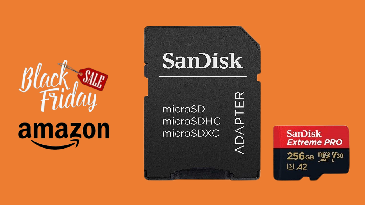 Black Friday 2021, microSD da 256GB: SUPER SCONTO del 72%!