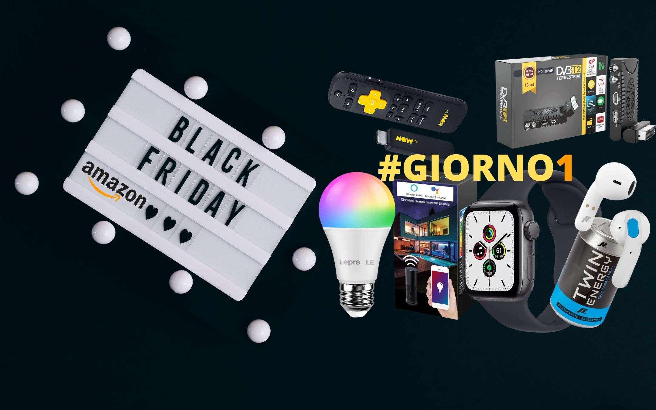 Black Friday 2021 su Amazon: top offerte ECONOMICHE giorno 1