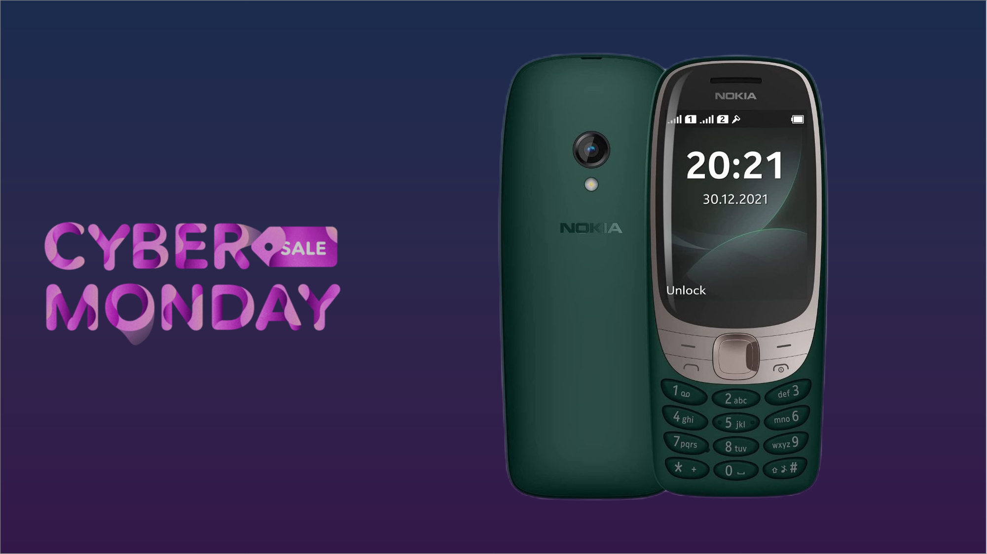 Cyber Monday 2021, cellulare Nokia 6310 a PREZZO IMBATTIBILE (-12€)!