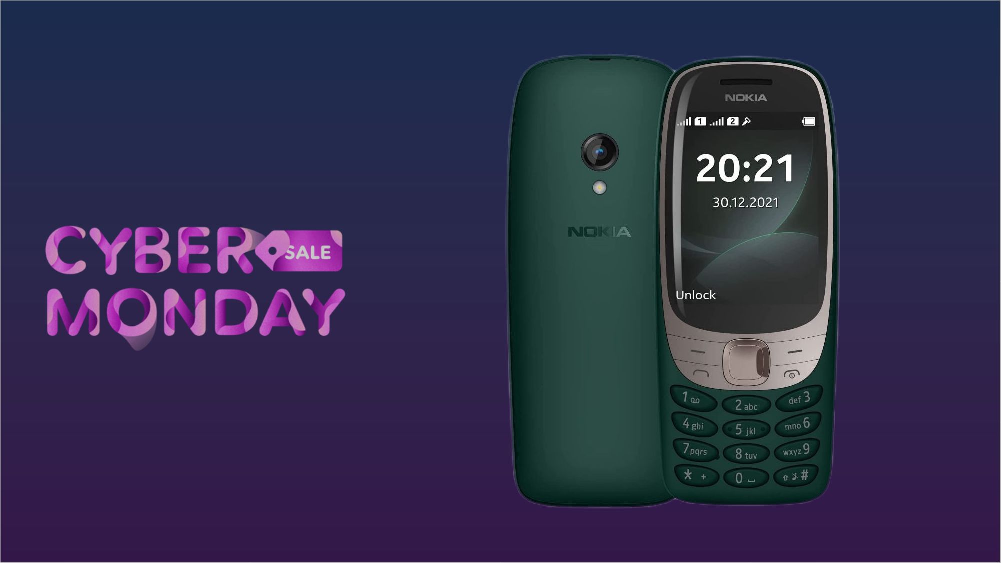Cyber Monday 2021, cellulare Nokia 6310 a PREZZO IMBATTIBILE (-12€)! Cyber Monday 2021, cellulare Nokia 6310 a PREZZO IMBATTIBILE (-12€)!