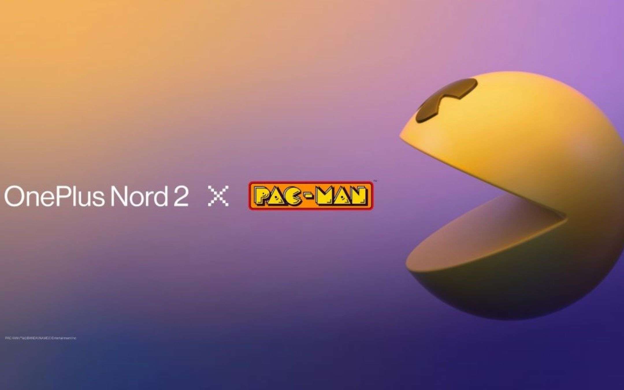 OnePlus Nord 2 x PAC-MAN: ecco come apparirà