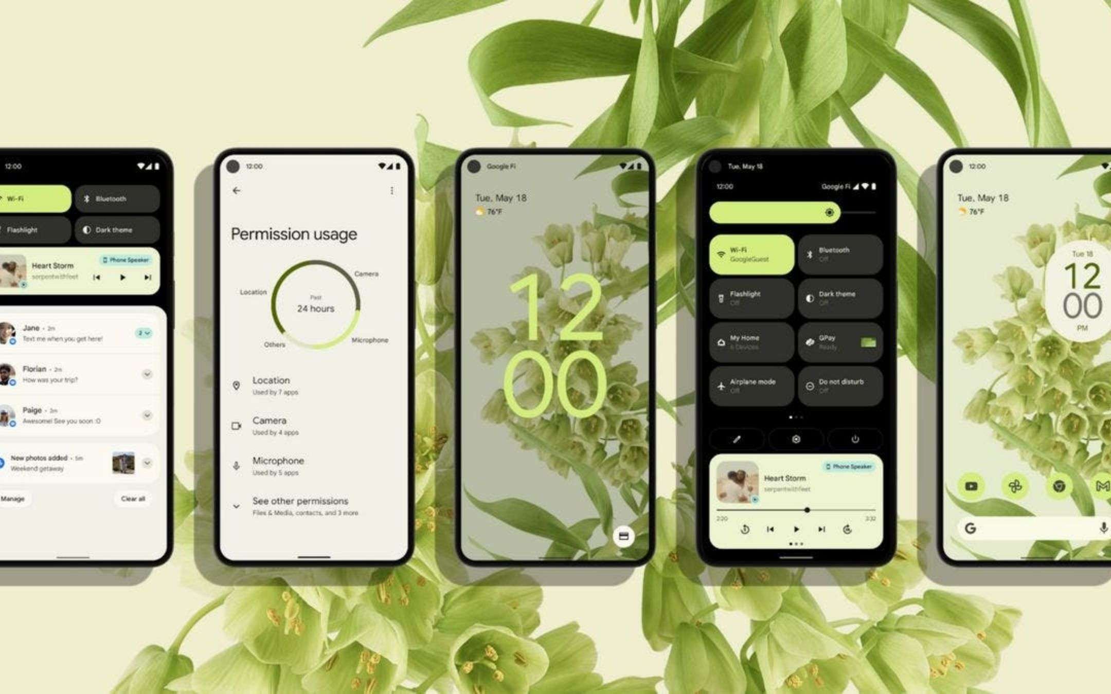 Android 12: arrivano i temi dinamici per OPPO, Xiaomi, Nokia