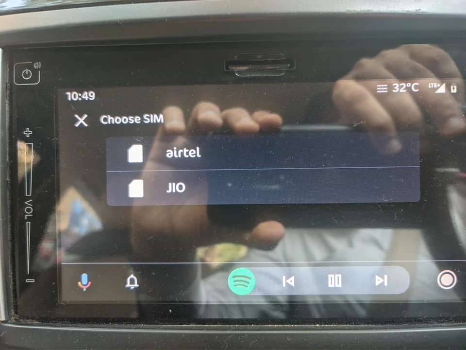 android auto supporto dual sim