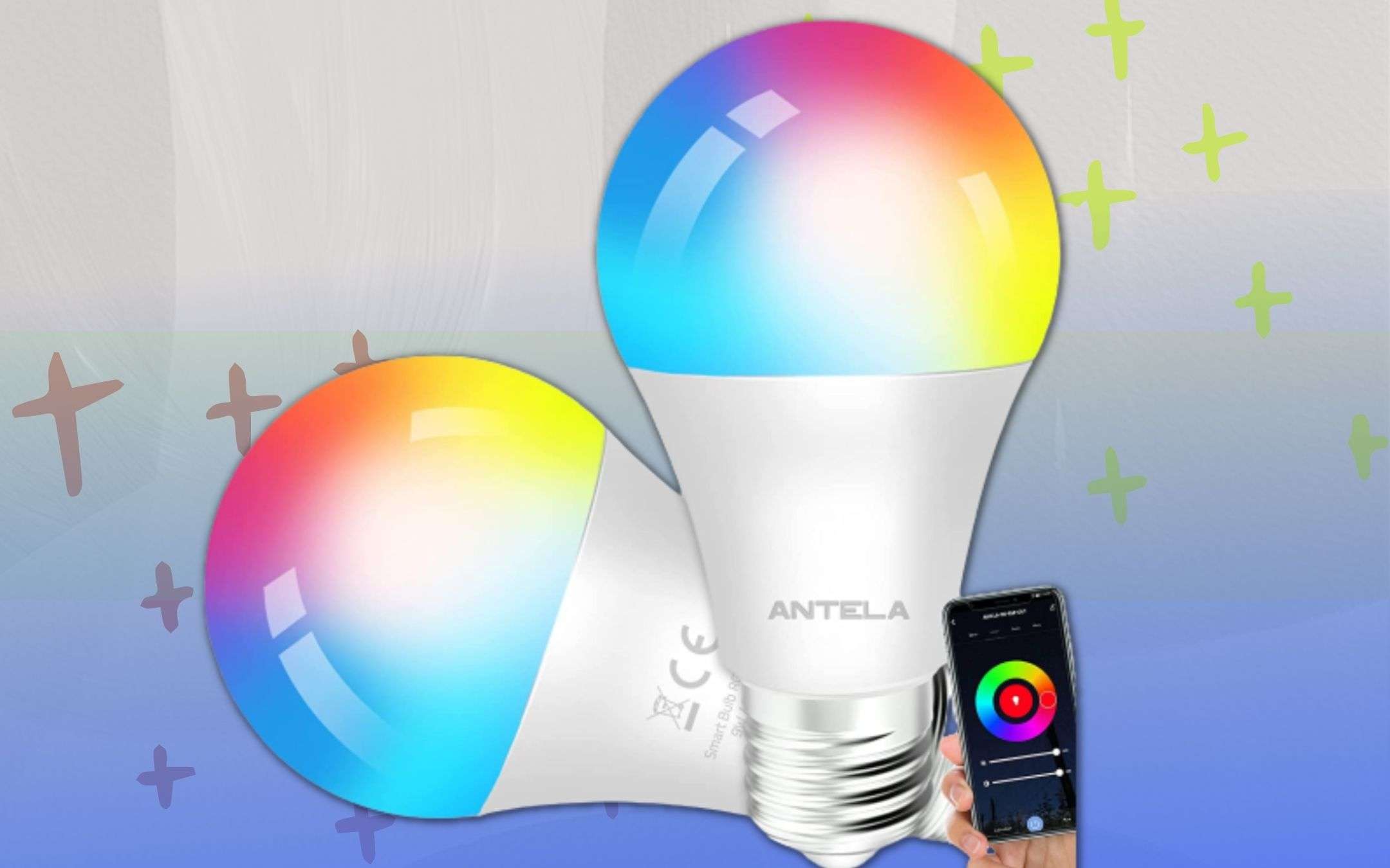 Lampadine LED smart a più non posso: due al prezzo di una Lampadine LED smart a più non posso: due al prezzo di una