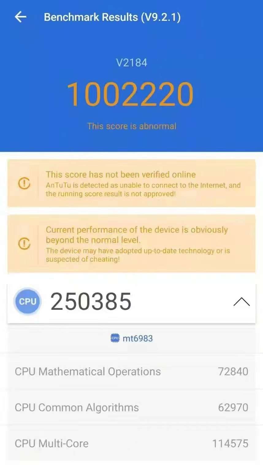 mediatek dimentisy 2000 antutu record copertina