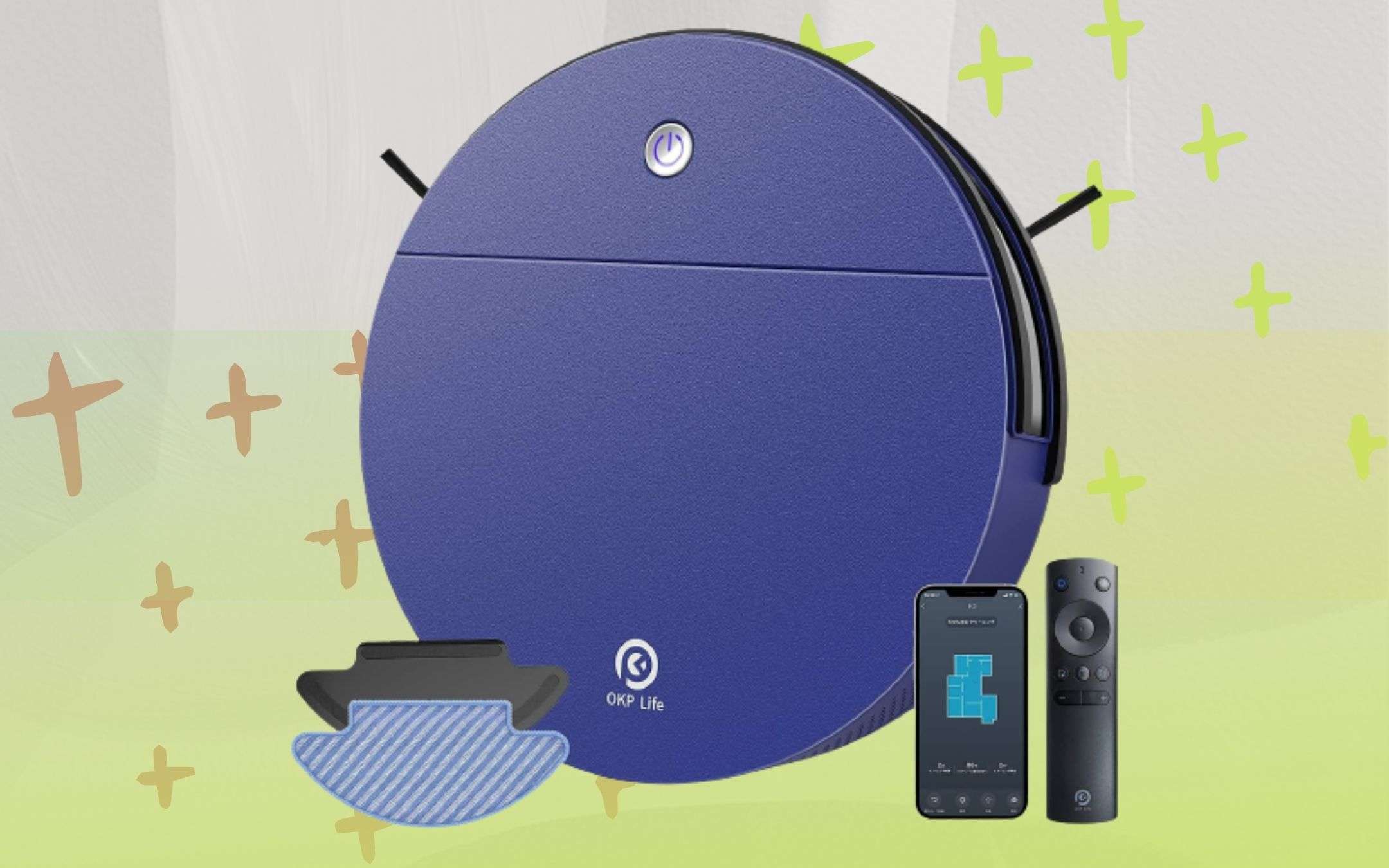 Mini robot da avere assolutamente: aspira e lava con 80€ Mini robot da avere assolutamente: aspira e lava con 80€