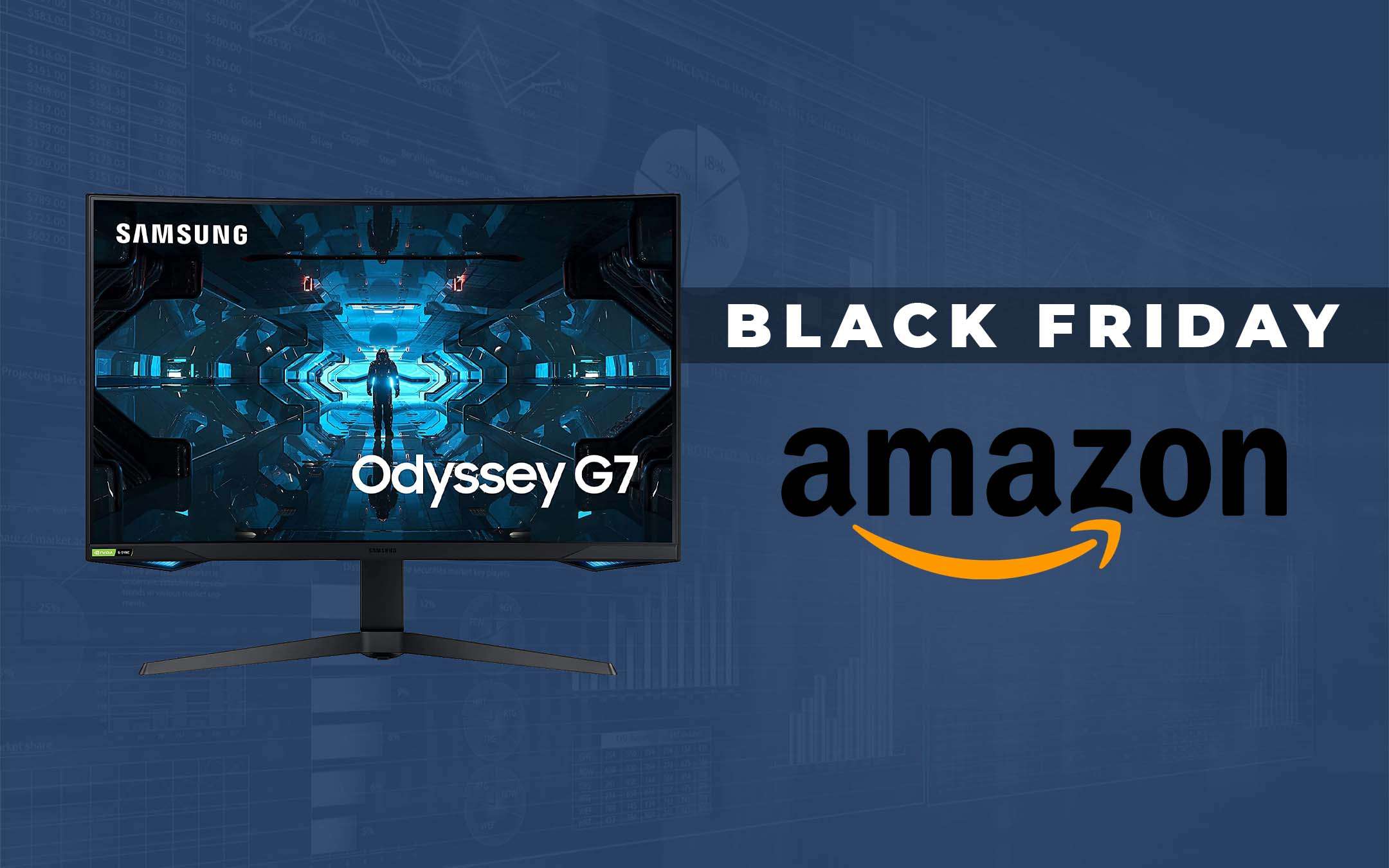 Monitor Samsung Odyssey G3, G5 e G7 in forte sconto: Black Friday