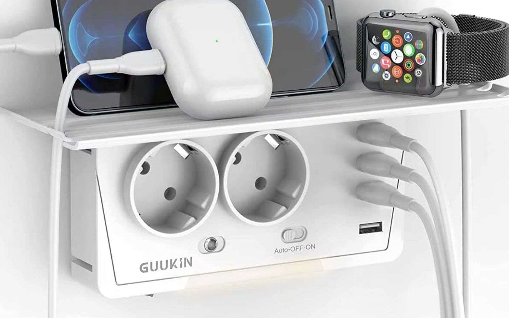 Multipresa con mensola e luce: MAI VISTA così, 15€ su Amazon Multipresa con mensola e luce: MAI VISTA così, 15€ su Amazon
