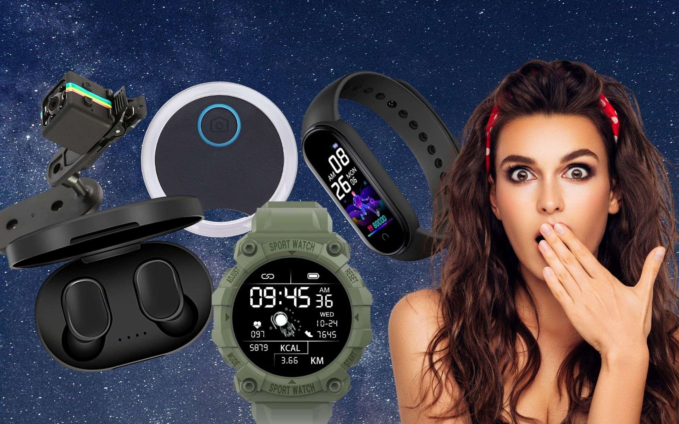 Amazon, FOLLIA: smartwatch, auricolari e non solo a meno di 10€