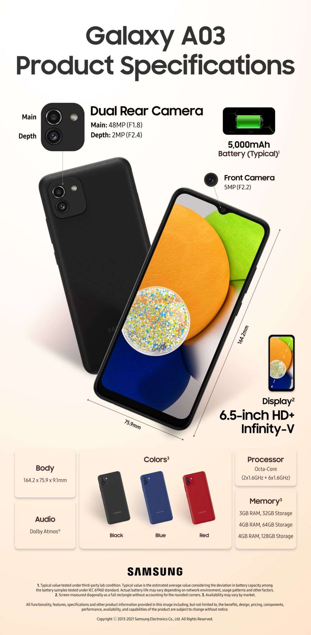 samsung galaxy a03 ufficiale