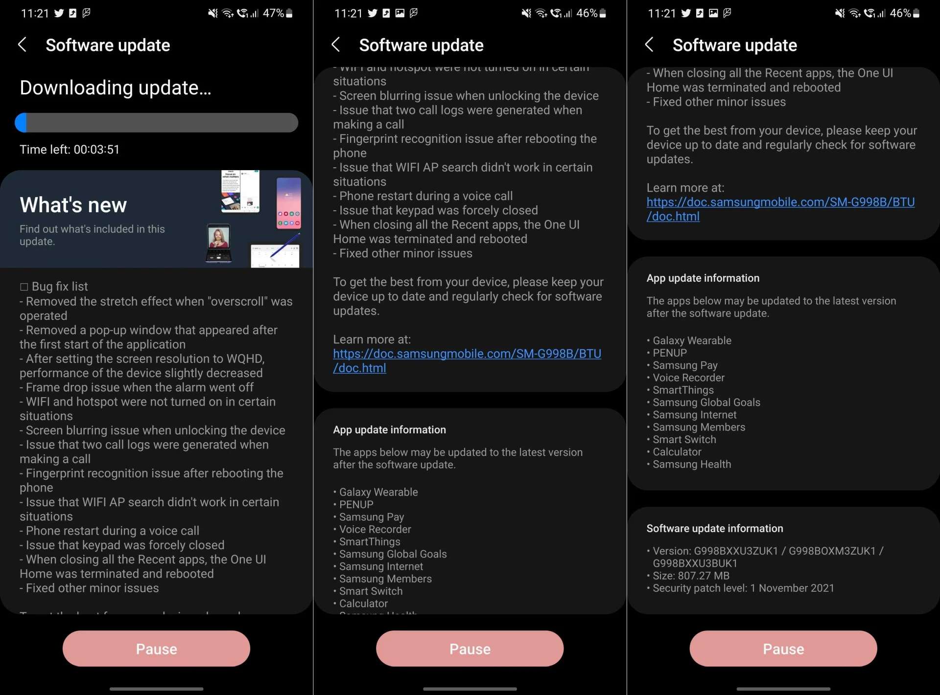 samsung galaxy s21 one ui 4.0 beta aggiornamento