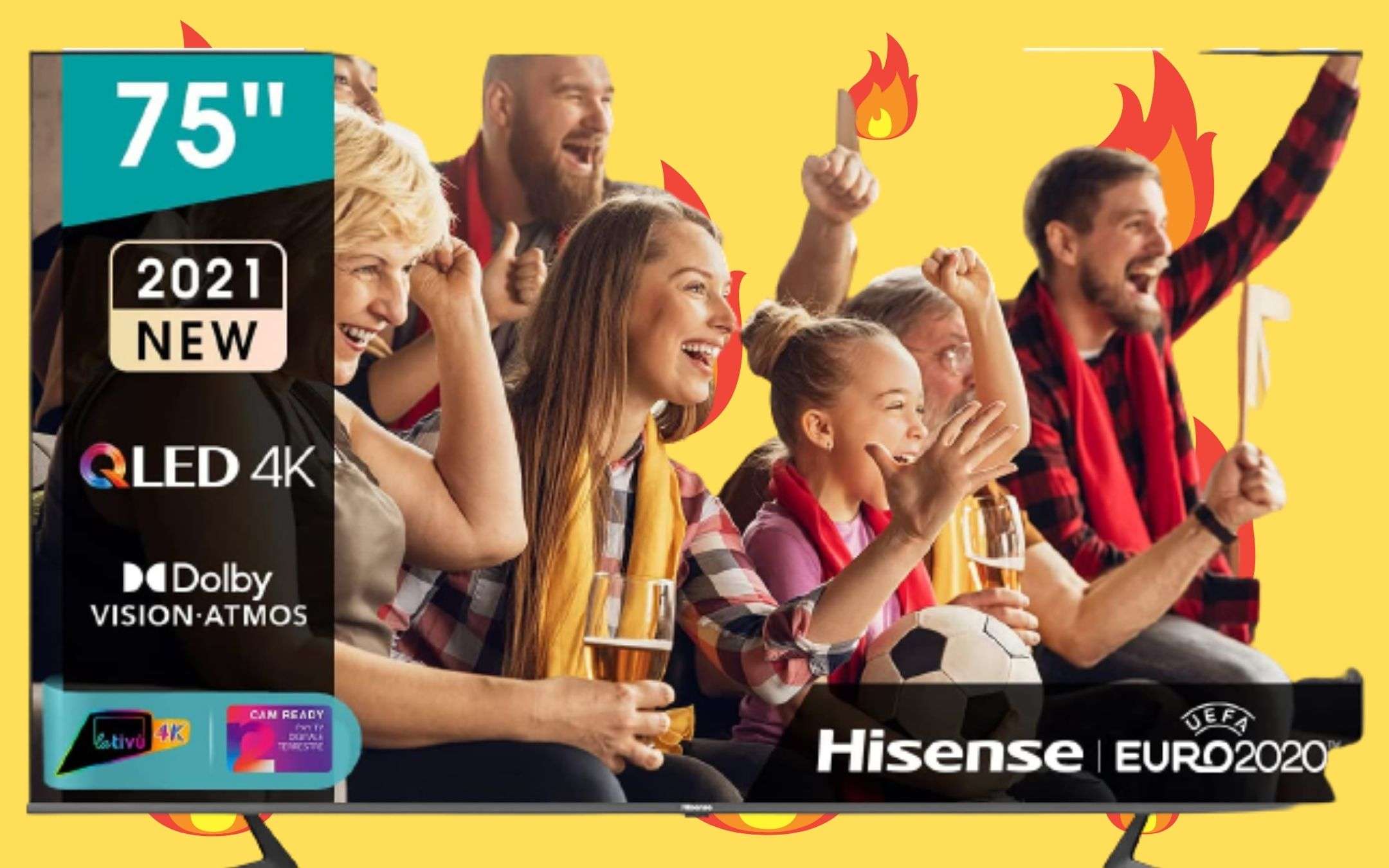 Smart TV Hisense: 58 pollici di magia al Cyber Monday