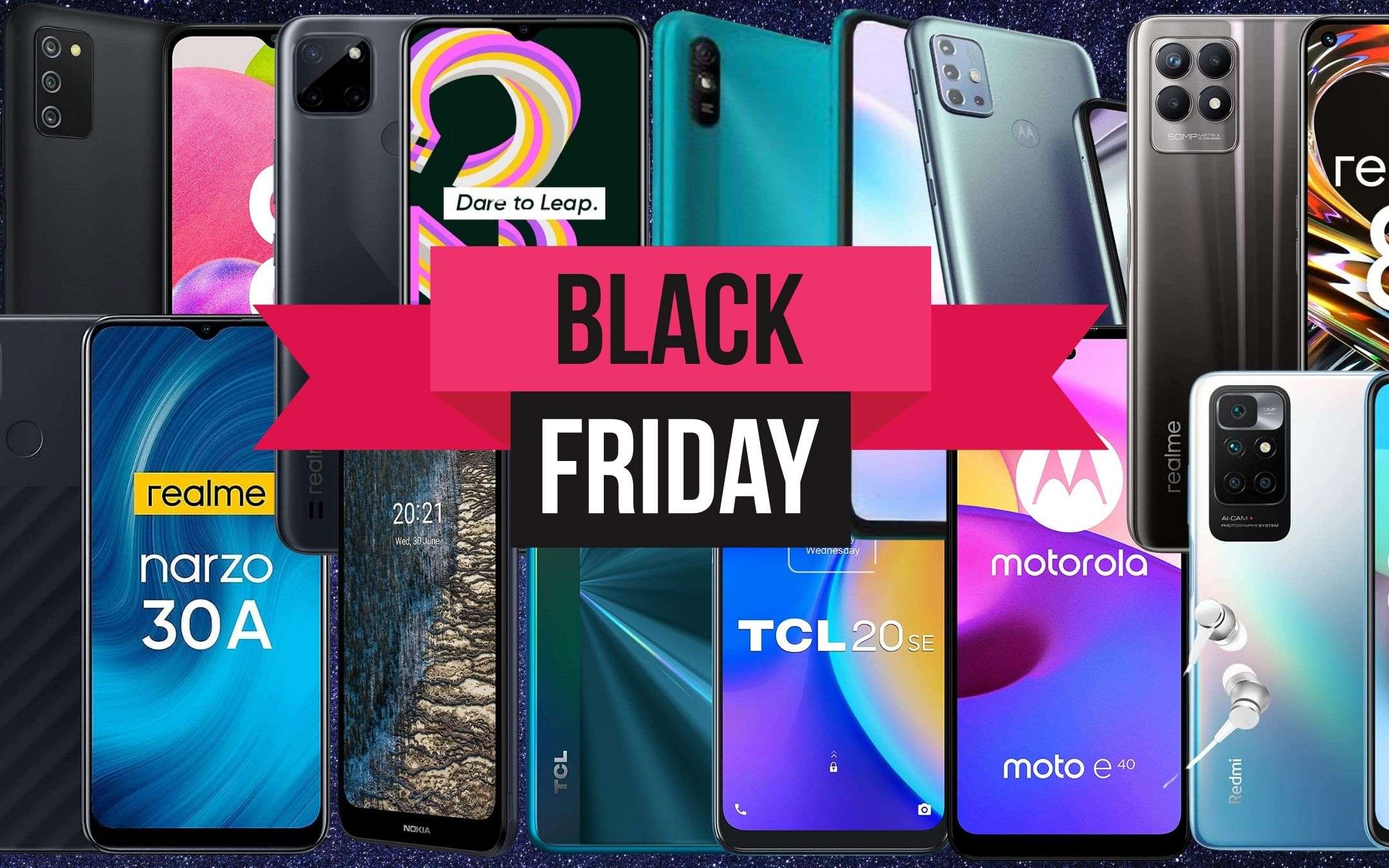 Black Friday: 10 ottimi smartphone a meno di 150€ su Amazon