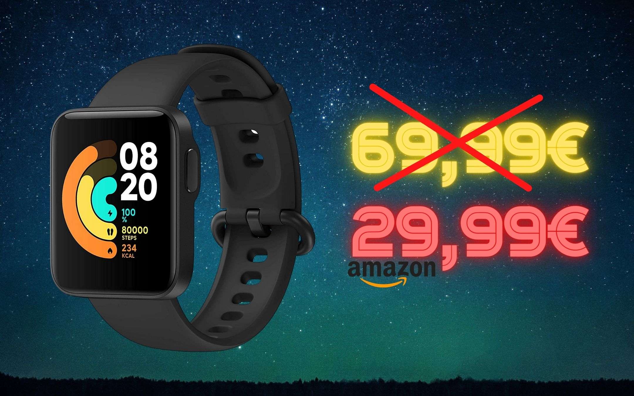 Xiaomi Mi Watch Lite GPS a 29€ su Amazon con questo TRUCCO Xiaomi Mi Watch Lite GPS a 29€ su Amazon con questo TRUCCO