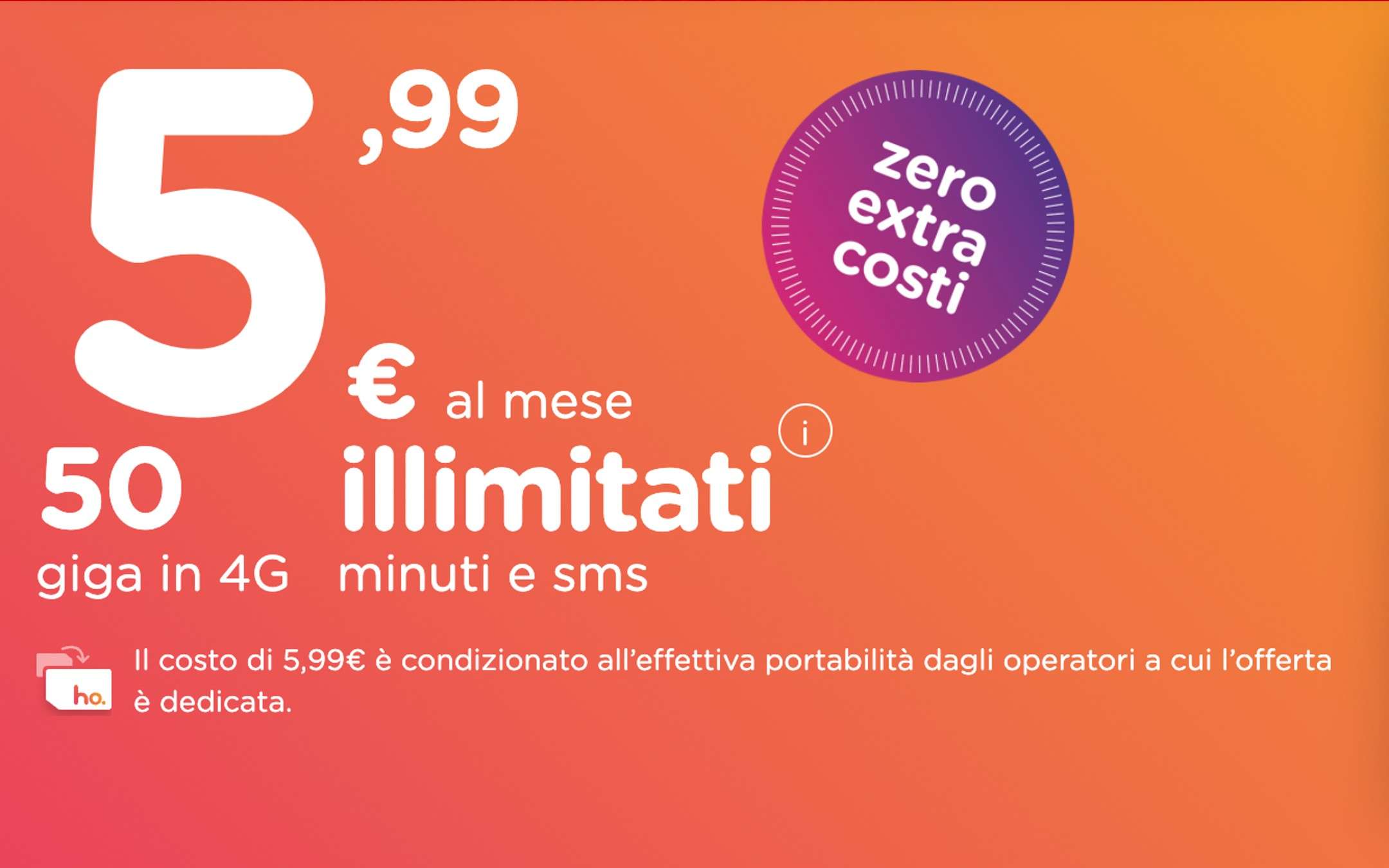 Ho Mobile: PROMO a 5,99€, ecco come attivarla!