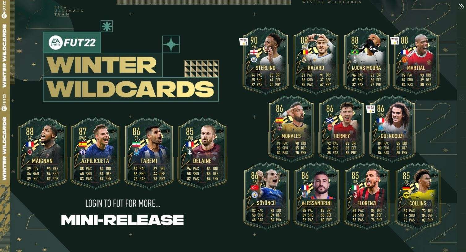 FIFA 22 FUT Winter WildCards Team 2 Mini Release