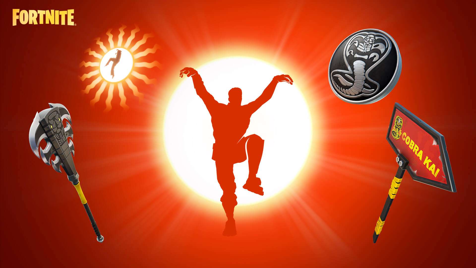 Fortnite Cobra Kai accessori