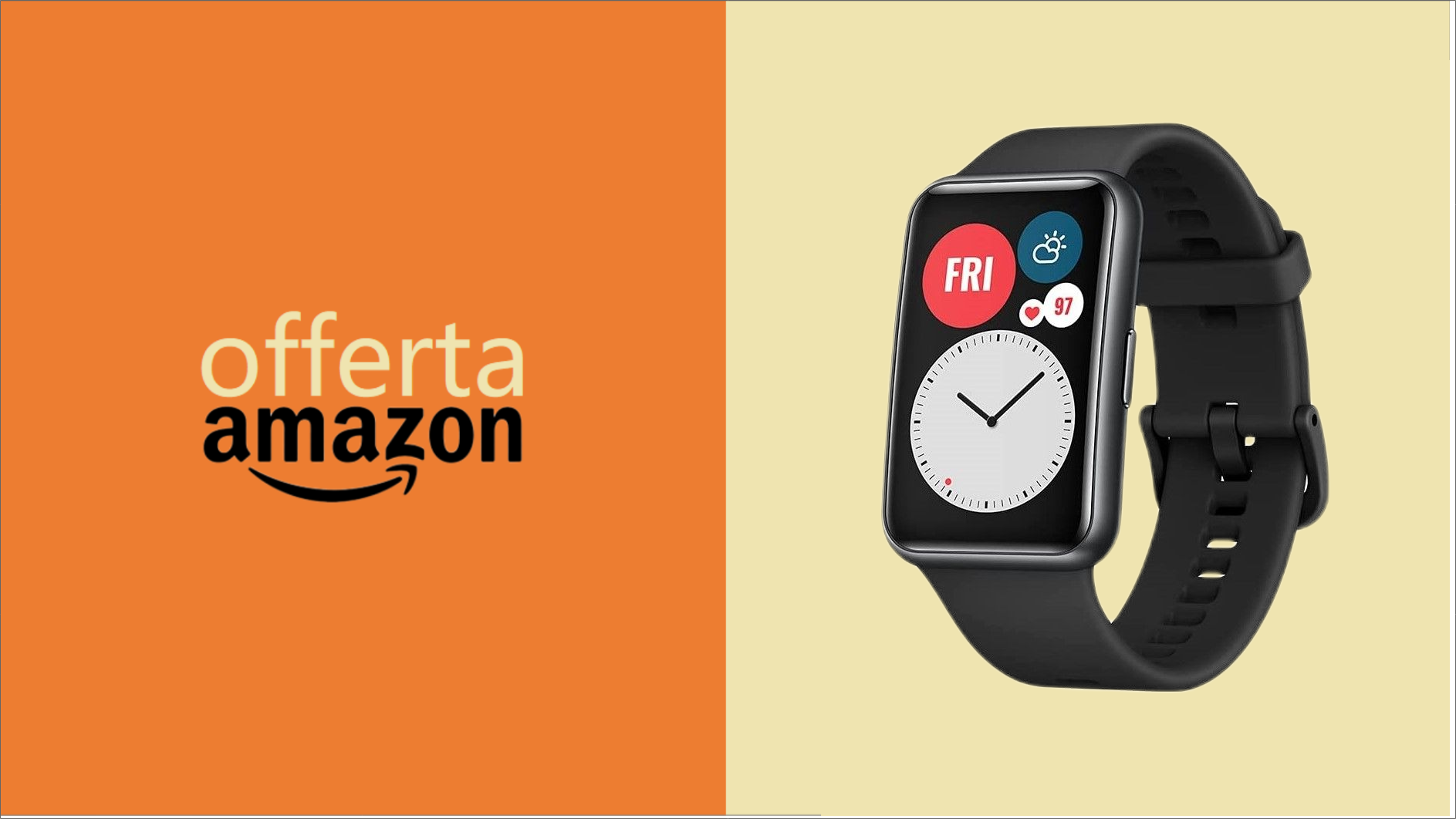 Huawei Watch Fit può essere tuo a PREZZO IMBATTIBILE (-50 euro)! Huawei Watch Fit può essere tuo a PREZZO IMBATTIBILE (-50 euro)!