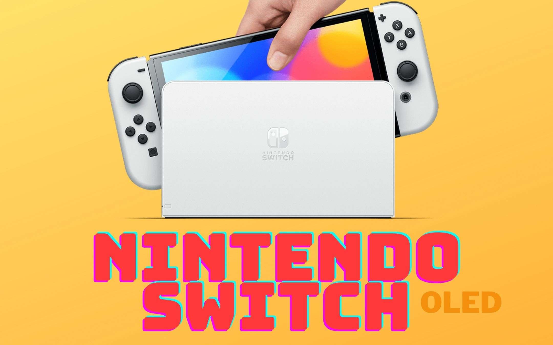 Nintendo Switch OLED: disponibile la dock con cavo Ethernet