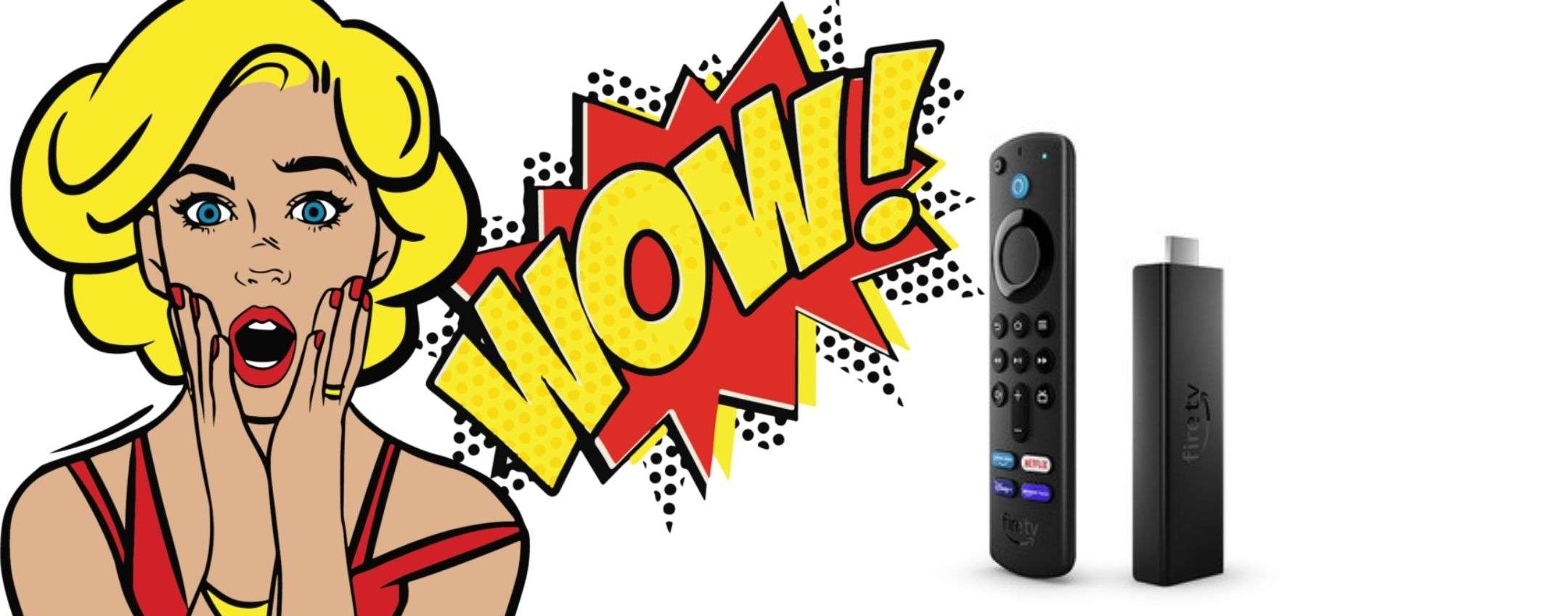 Amazon Fire TV Stick 4K su Unieuro: con 38 euro rendi smart la tua TV
