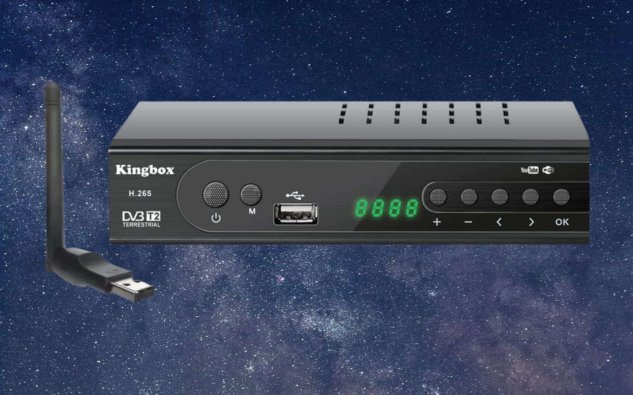 Nuovo Digitale Terrestre DVB T2: decoder con WiFi e YouTube a 26€ Nuovo Digitale Terrestre DVB T2: decoder con WiFi e YouTube a 26€