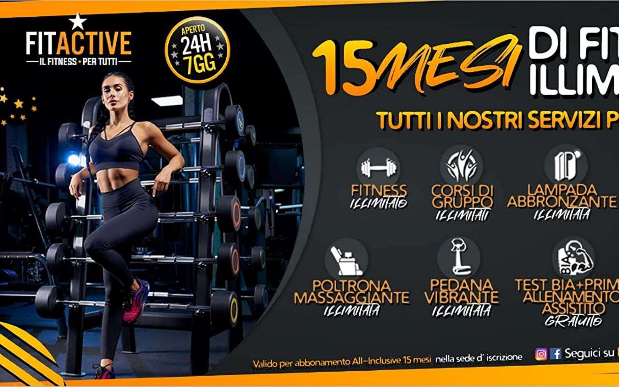 Addio al fisico da sedia con l'abbonamento FitActive Addio al fisico da sedia con l'abbonamento FitActive
