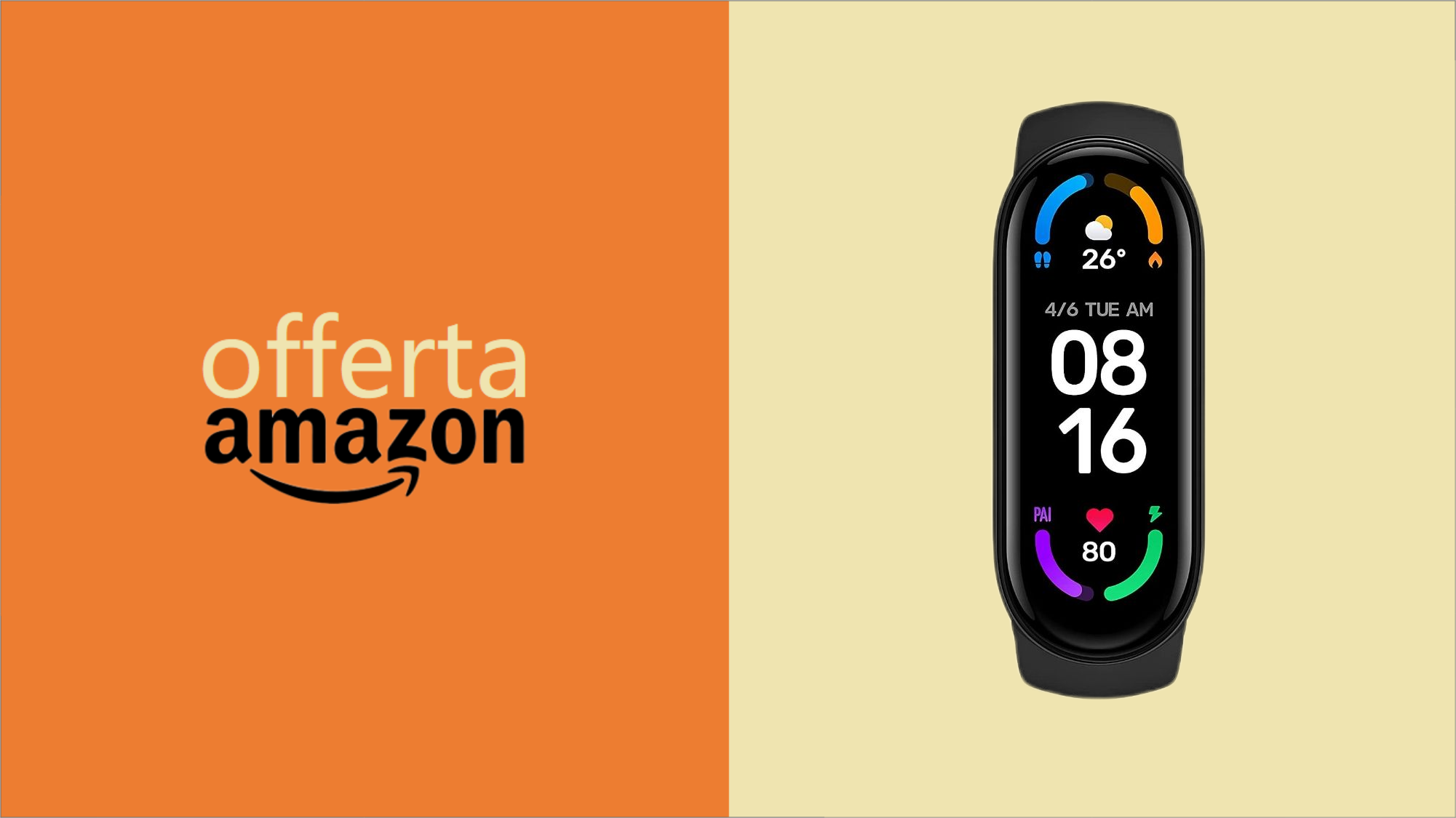 Xiaomi Mi Smart Band 6: INTERESSANTE OFFERTA su Amazon (-7 euro) Xiaomi Mi Smart Band 6: INTERESSANTE OFFERTA su Amazon (-7 euro)
