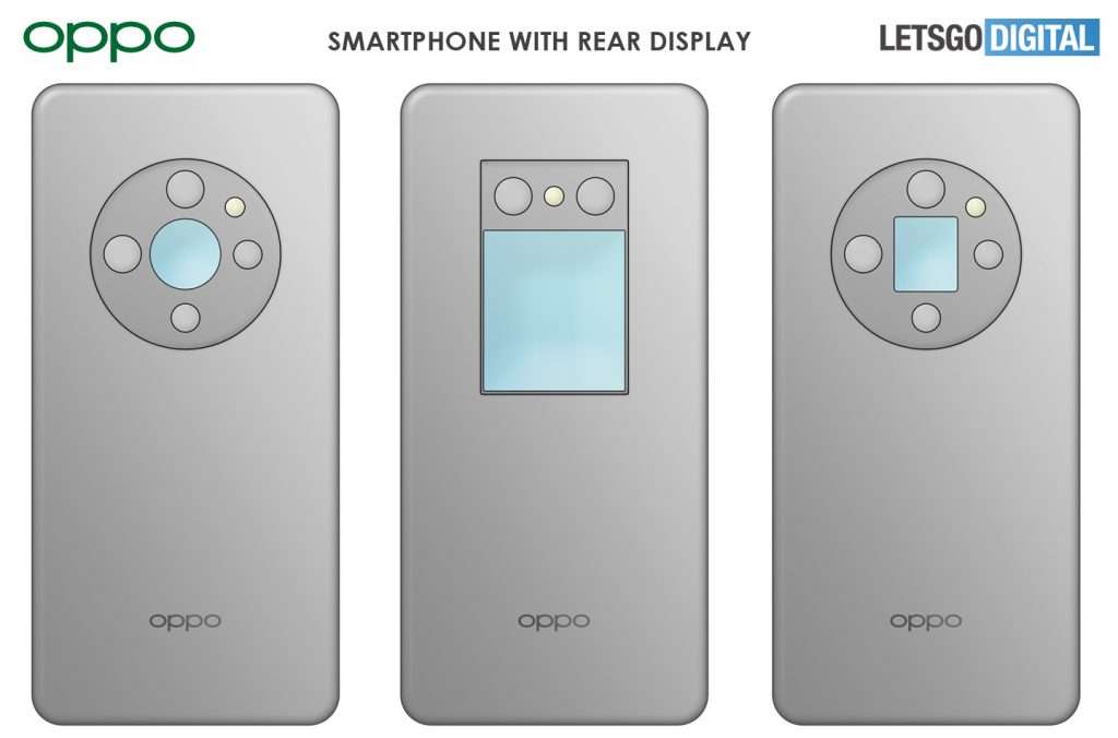 oppo smartphone display posteriore brevetto