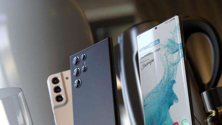 Samsung Galaxy S22 Ultra: ecco i render con il wallpaper ufficiale