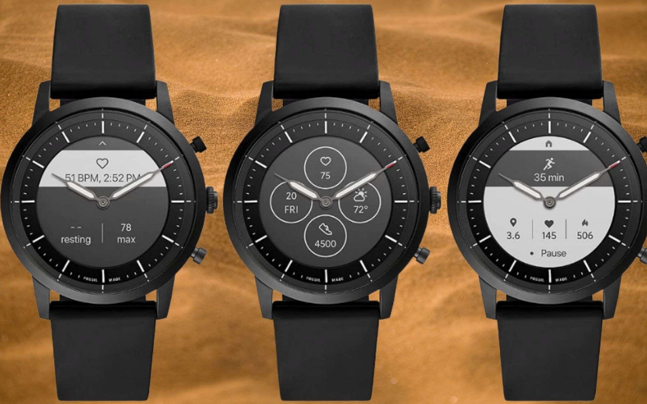 Fossil, la BOMBA: smartwatch ibrido top gamma a 99€ invece di 199€